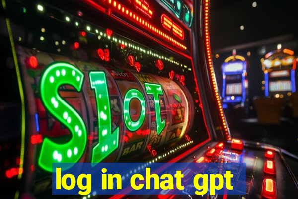 log in chat gpt